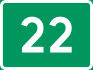 National Road 22 shield