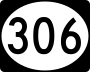 Mississippi Highway 306 marker