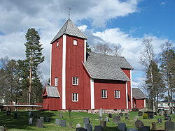 View of the Old Nordre Osen Church