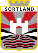 Coat of arms of Sortland Municipality (1950-1985)