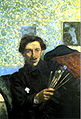 Umberto Boccioni. Self portrait in the public domain