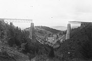 The bridge destroyed in 1916
