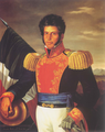 Vicente Guerrero, insurgent hero of Mexican independence, who joined with Iturbide