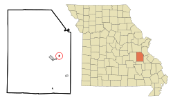 Location of Mineral Point, Missouri