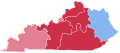 1984 United States presidential election in Kentucky by congressional district