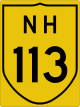 National Highway 113 shield}}