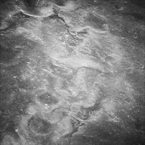 High-albedo swirls east of Firsov, from Apollo 10