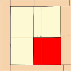 Location in Greeley County