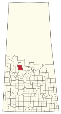 Location of the RM of Spiritwood No. 496 in Saskatchewan