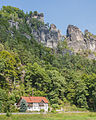 Bastei view from a Paddle Steamer
