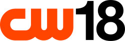 The CW logo in orange, with a black "18" appearing next to it.