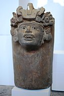 Ceramic vessel with Woman's Head