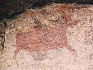 Pictograph, possible equine