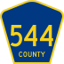 County Route 544 marker