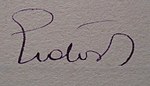 Renée Erdős' signature