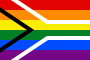 South Africa Gay pride flag of South Africa[79]