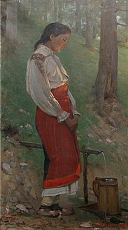 Peasant Woman in Spring