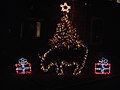 Gladys as a Christmas Tree—Night View.