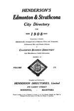 Thumbnail for Henderson's Directories