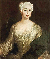 Louise Eleonore von Wreech née. von Schöning (c. 1737), Hermitage Museum (Bayreuth)