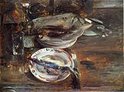 Hangover Breakfast (1913), oil on cardboard, 52 x 69 cm., private collection