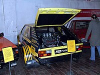 The Stratopolonez used the mid-mounted engine from the Lancia Stratos