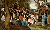 The Sermon of St. John the Baptist, Pieter Brueghel the Younger