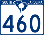 South Carolina Highway 460 marker
