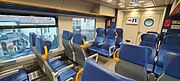 The interior configuration of a Jazz train