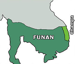 Location of Funan