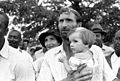 Image 48Man with child at a meeting of the Southern Tenant Farmers Union, 1937 (from History of Arkansas)