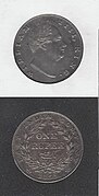 Silver Rupee 1835, William IV, King