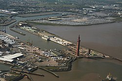 Grimsby, the administrative centre of North East Lincolnshire and second-largest settlement in Lincolnshire (after Lincoln)