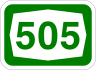 Route 505 shield}}