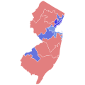 2013 United States Senate special election in New Jersey by congressional district
