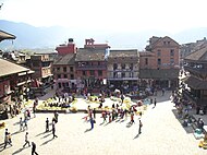 Bhaktapur Taumadhi square.