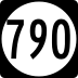 State Route 790 marker