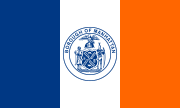 Flag of Manhattan as used at some inaugural and city events
