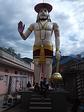 A Hanuman temple in Rishikesh