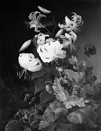Blomstrende planter, Danish National Gallery (1845)