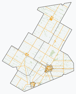 Perth South is located in Perth County