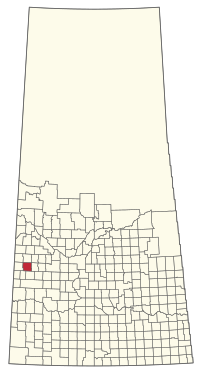 Location of the RM of Progress No. 351 in Saskatchewan