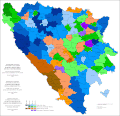 Ethnic structure of Bosnia and Herzegovina by municipalities 1961