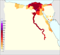 Image 16Egypt's population density (people per km2) (from Egypt)
