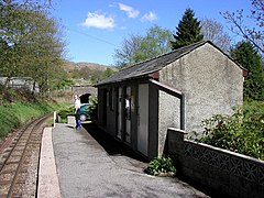 The station looking east towards Dalegarth