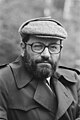Image 11Umberto Eco OMRI (1932–2016) was an Italian novelist, literary critic, philosopher, semiotician, and university professor. He is widely known for his 1980 novel Il nome della rosa (The Name of the Rose), a historical mystery combining semiotics in fiction with biblical analysis, medieval studies, and literary theory.