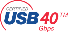 Deprecated USB4 40 Gbps logo