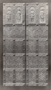 Portal doors by Charles Marville (1850–70)