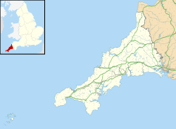 Tolvan holed stone is located in Cornwall