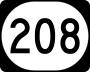 Kentucky Route 208 marker